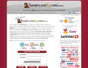 Maryland Rx Card