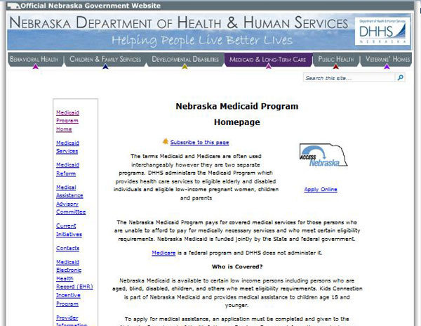 Nebraska Medicaid Program