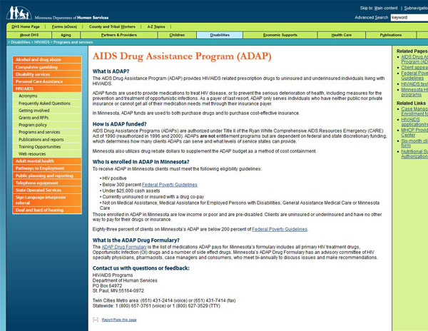 Minnesota AIDS Drug Assistance Program