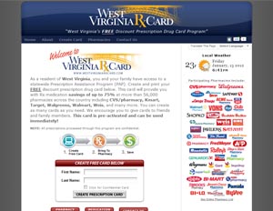 West Virginia Rx Card